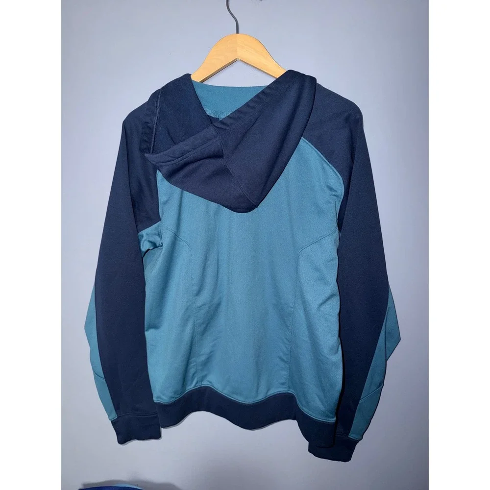 Nike Elite Therma-FIT Basketball Hoodie Mens Medium Blue Full Zip Sweatshirt